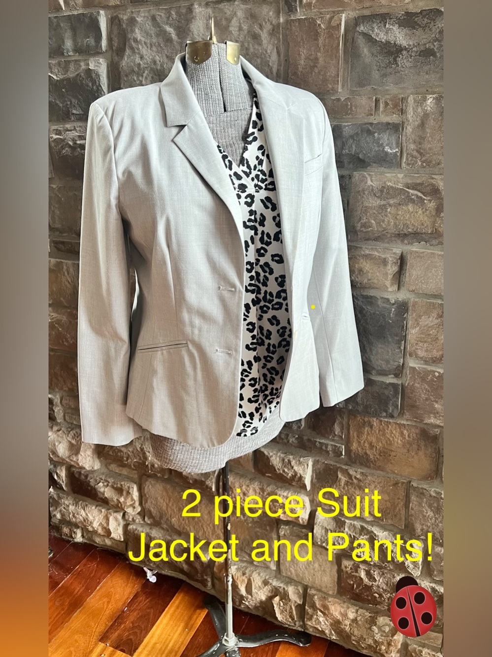 Light Gray Women’s Suit - Classic Tailored Style Size 12
